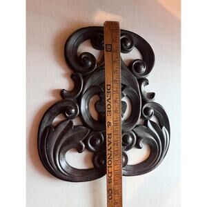 heavy wall art. scroll design, home decor